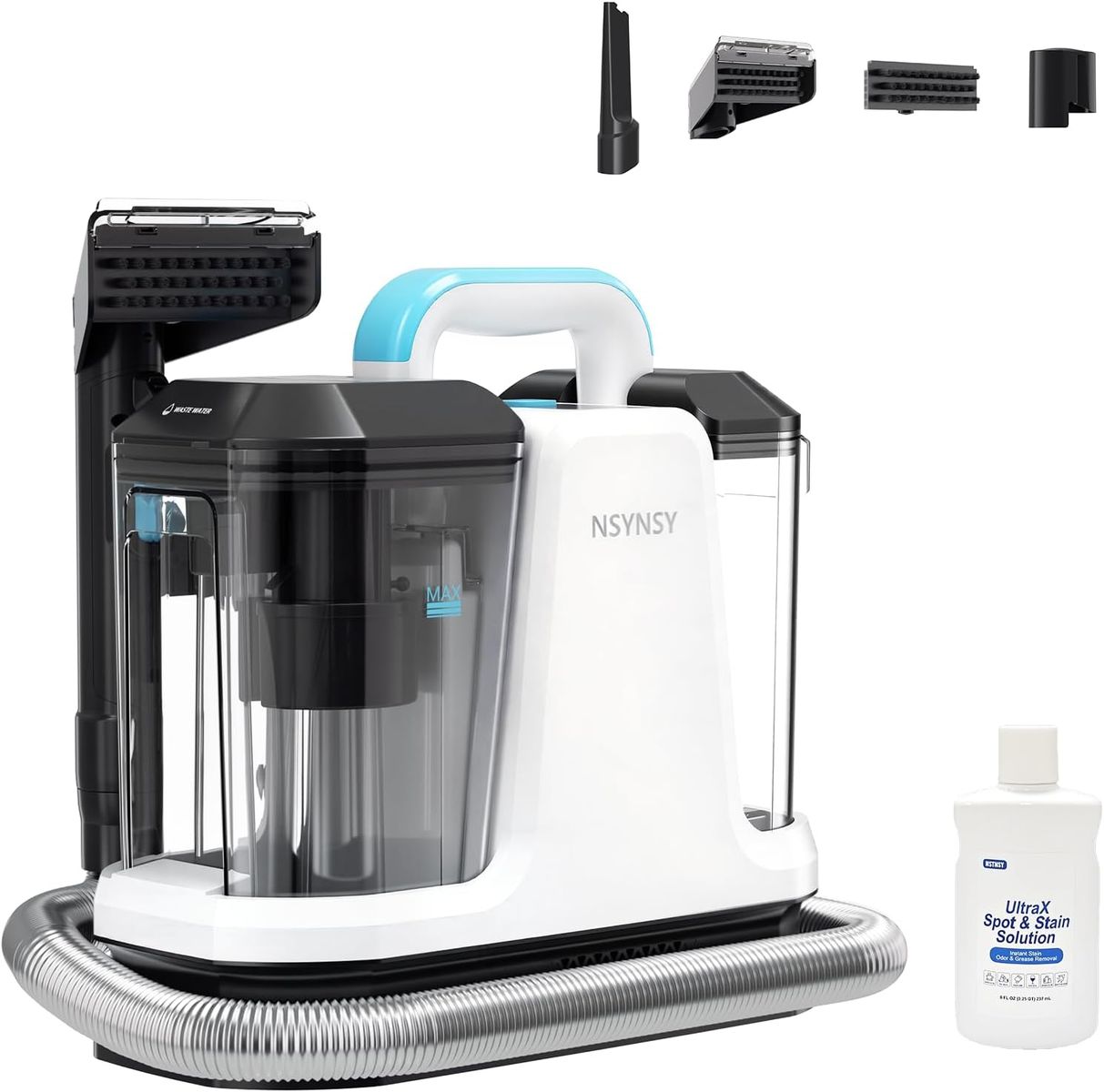 NEW Upholstery Cleaner Machine & Carpet Cleaner | Portable Spot Cleaner with Strong Suction and Scrubbing Brush for Pet Stains