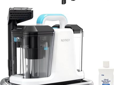 NEW Upholstery Cleaner Machine & Carpet Cleaner | Portable Spot Cleaner with Strong Suction and Scrubbing Brush for Pet Stains