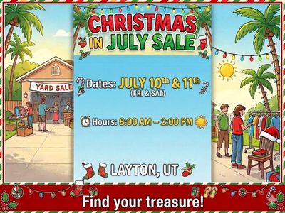 July 10 & 11 Yard~Garage~Collectible Sale in Layton