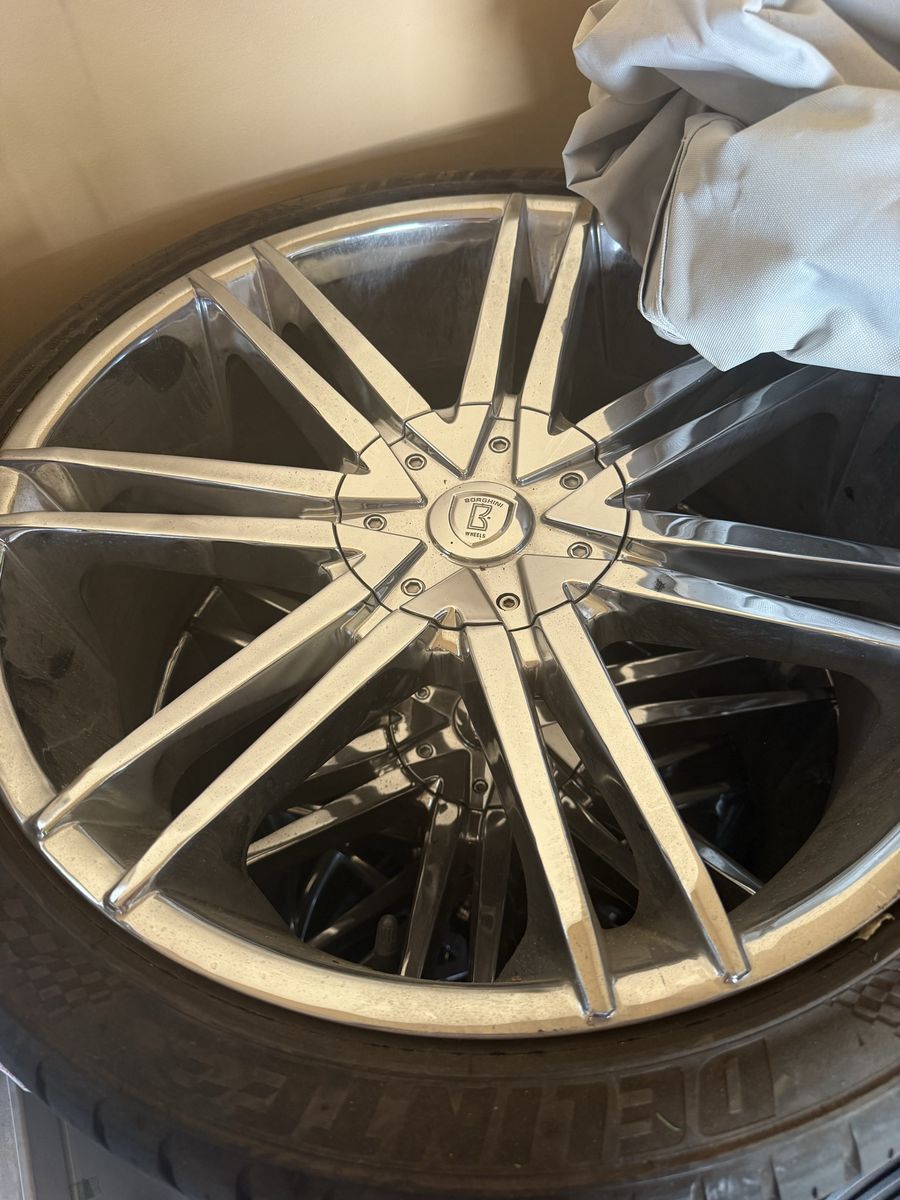 22” Borghini Wheels & Tires - Set of 4 - Great Condition