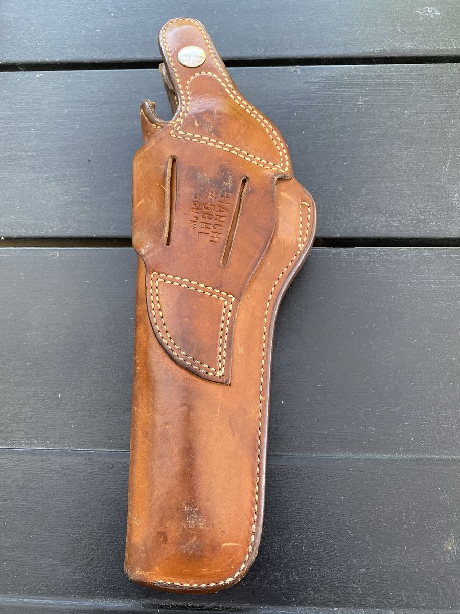 Bianchi #5BHL Leather Holster for S&W 'N' Frame Revolvers, Right Hand, Brown