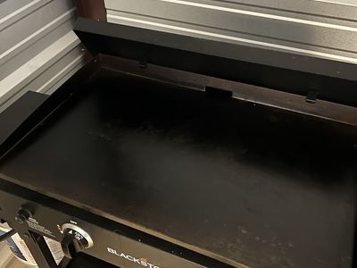 Blackstone 28" Griddle with Hood and Cover Outdoor Flat Top Gas Grill Station Cooking