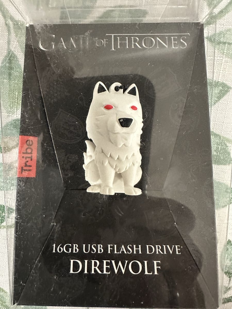 Tribe Game of Thrones Direwolf 16GB USB Flash Drive - New, Unopened