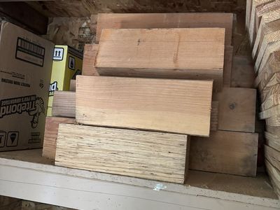 6x6 cut offs and 2x10 free