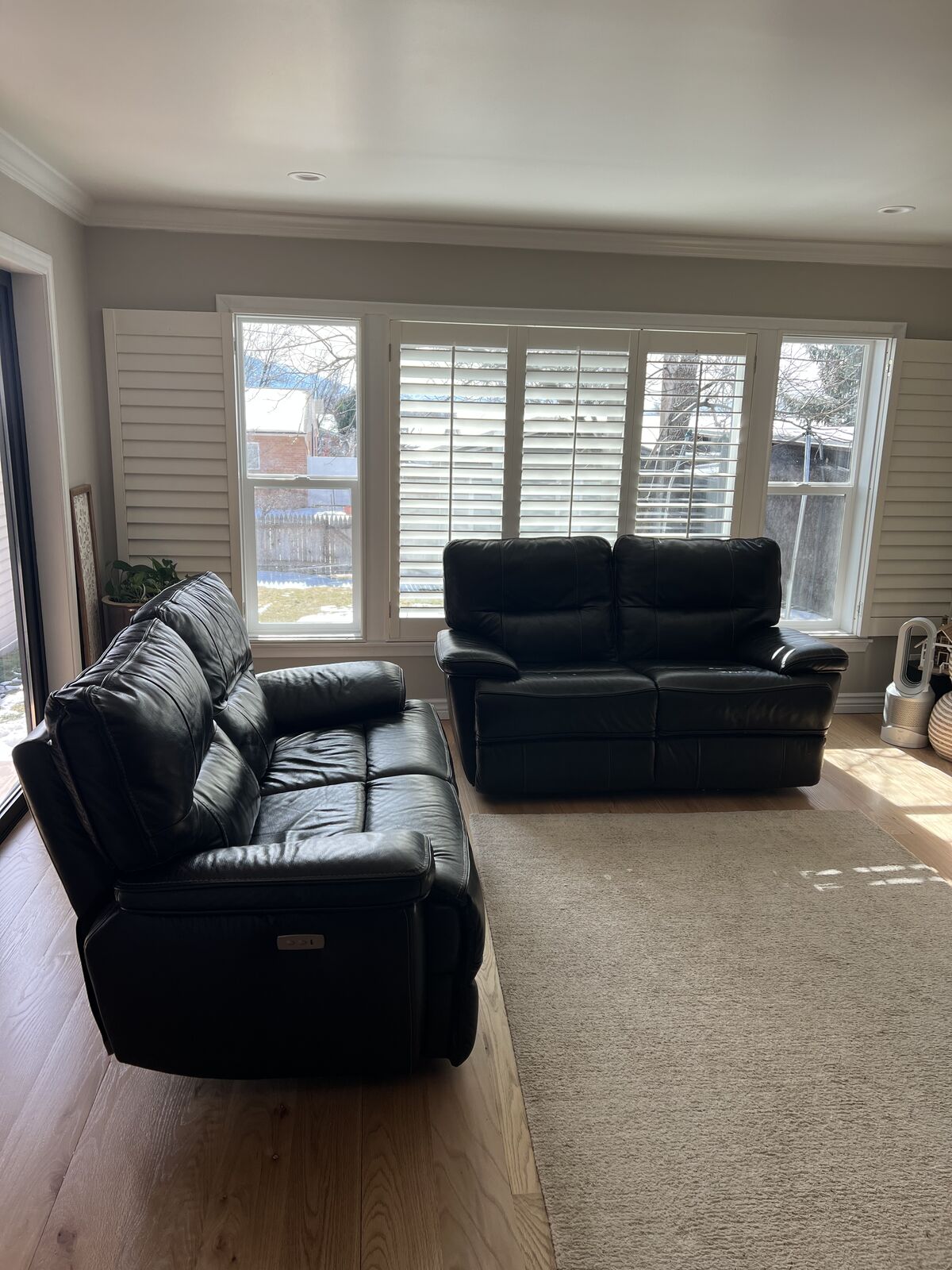 Leather Reclining Loveseats