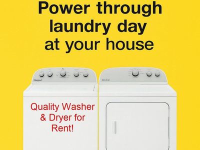 Brand New Washer & Dryer for Rent $60/month