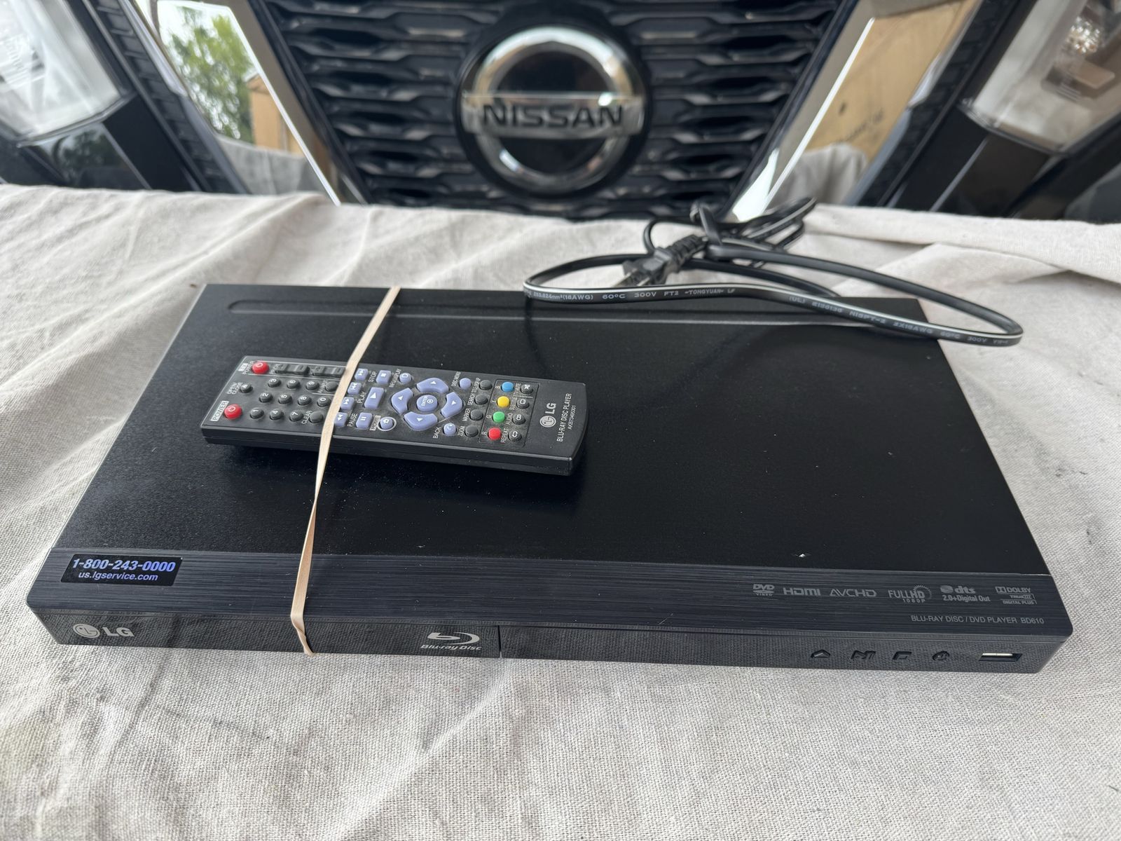 LG Blu-Ray Player with remote