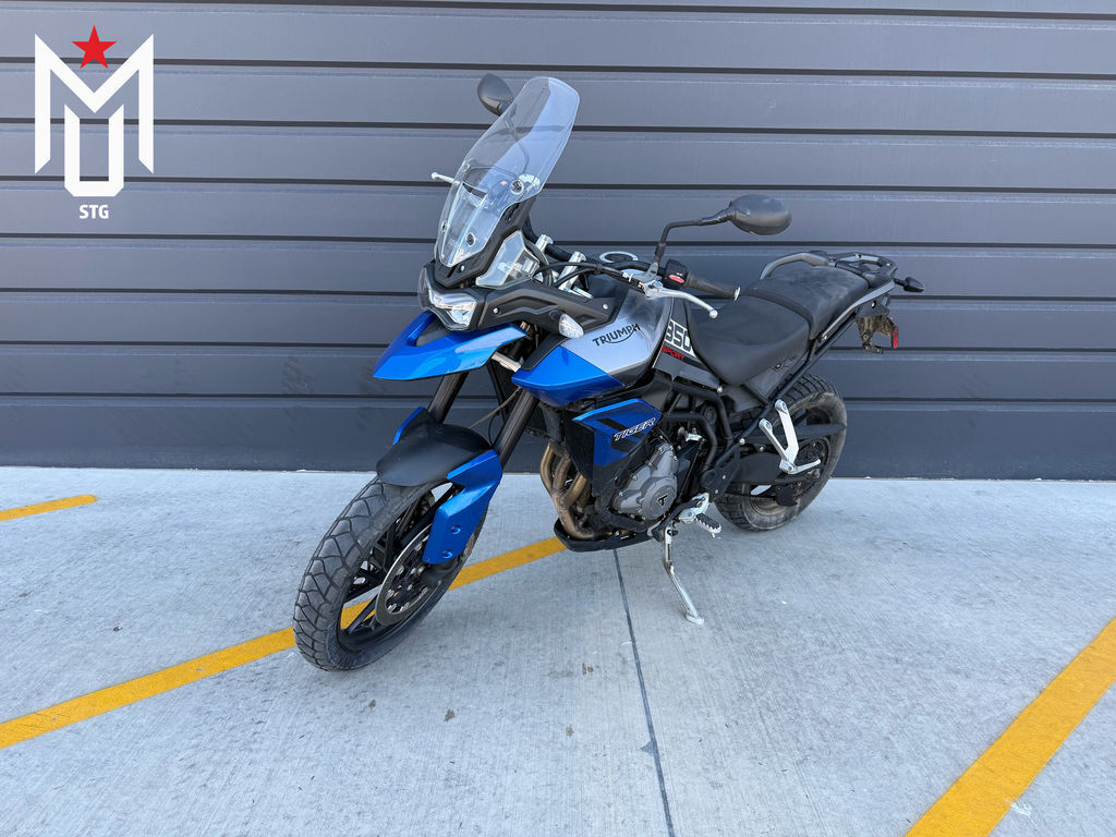 2021 Triumph Tiger 850 Sport Graphite Caspian Blue