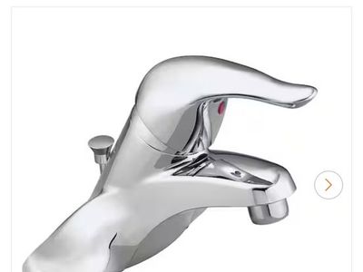 Moen Chateau Single-Handle 3 Hole Bathroom Faucet in Chrome, New in Box