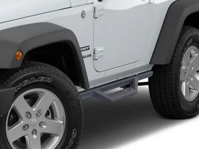 TAC Sidewinder Running Boards Nerf Bars Steps 07-18 Jeep Wrangler JK 2dr
