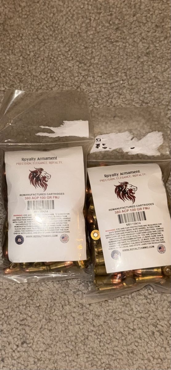 200 Rounds Of .380 auto Remanufactured