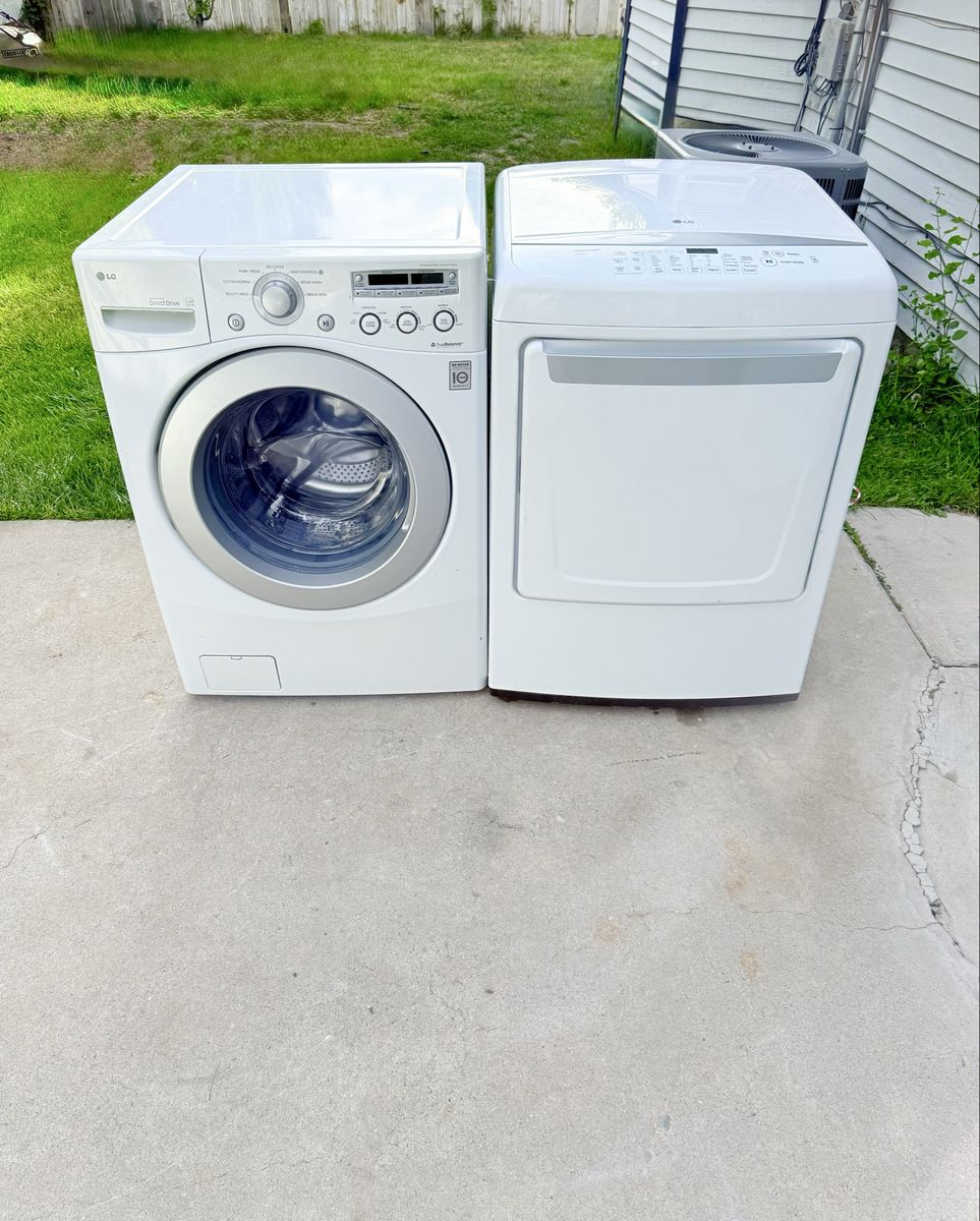 LG washer and electric dryer