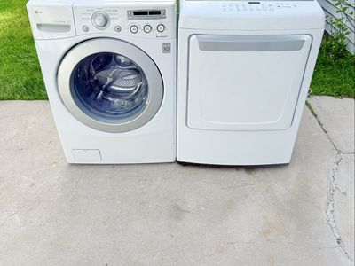LG washer and electric dryer