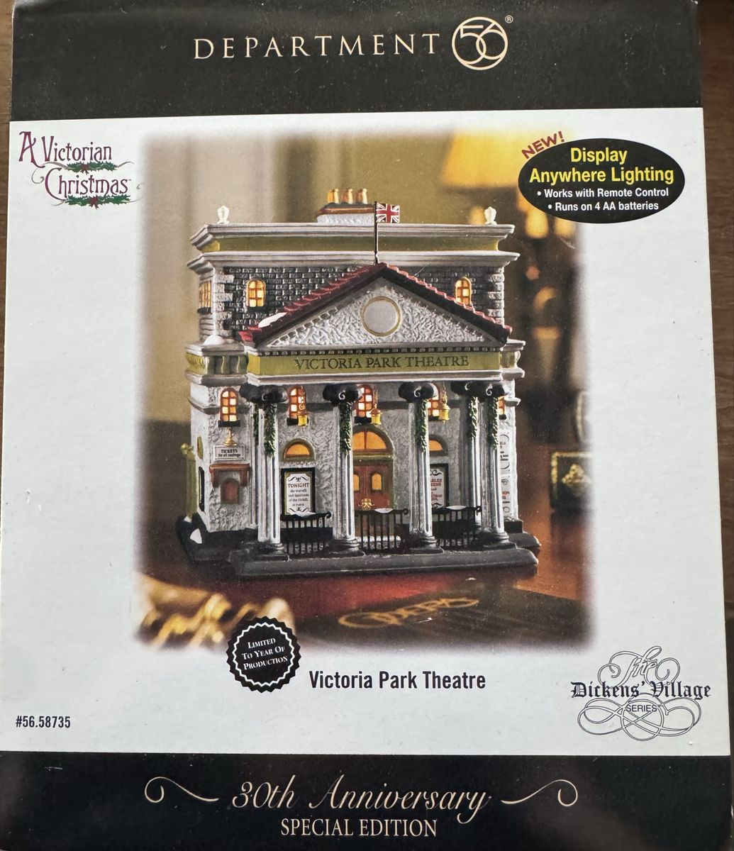 Victoria Park Theater For Village From Dept 56