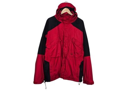 Vintage Y2K Burton AK GORE-TEX Snowboard Shell Jacket Red Black Men's Large