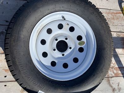 New 5 X 4.5 Lug Pattern Trailer 15 Rim And Tire