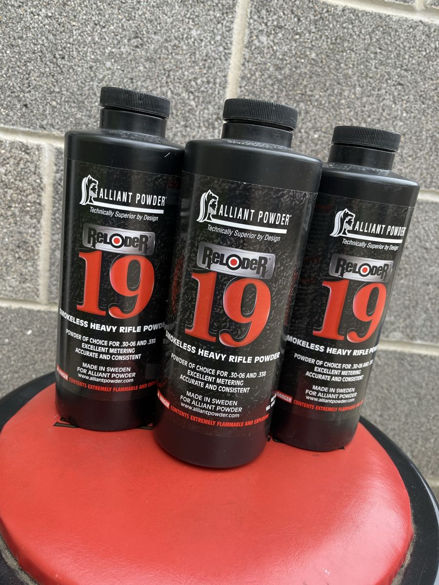 Alliant Reloader 19 Smokeless Powder.