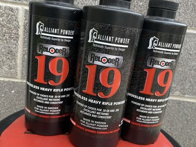 Alliant Reloader 19 Smokeless Powder.