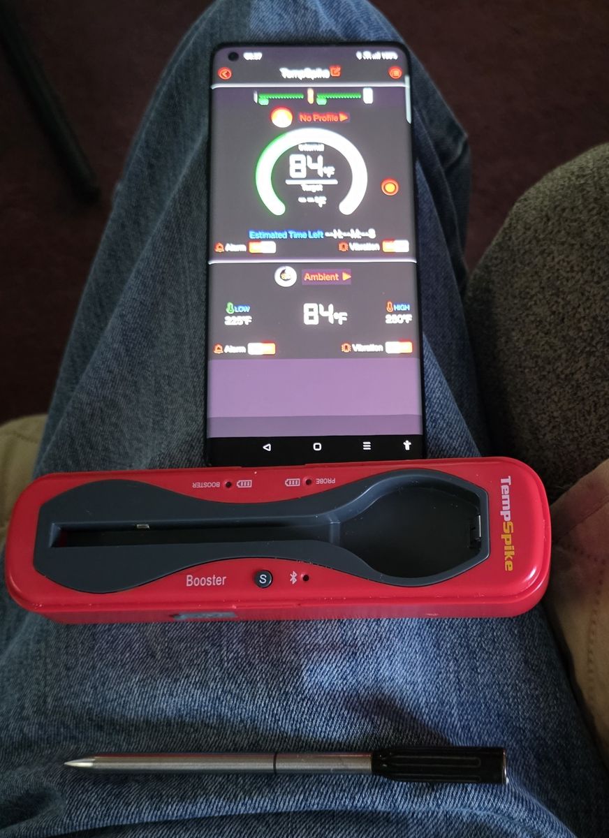 ThermoPro TempSpike 500 ft Wireless Meat Thermometer Digital Works Great Bluetooth