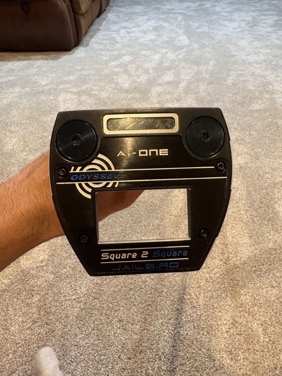 Odyssey AI one Square to Square putter with super stroke pistol 1.0 grip
