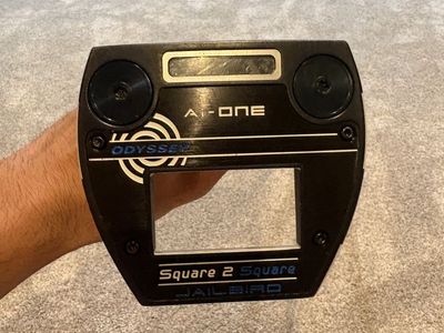 Odyssey AI one Square to Square putter with super stroke pistol 1.0 grip