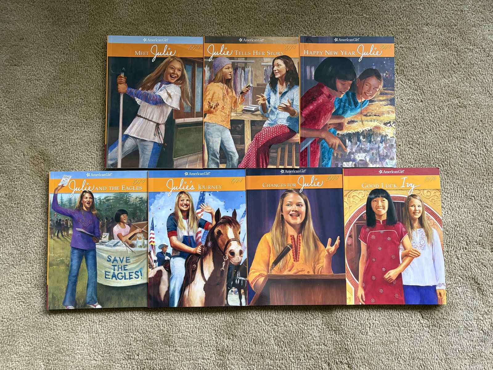 American Girl Julie and Ivy Story Books