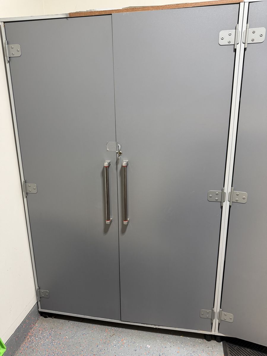 Sauder Garage Storage 2 Door Locking Cabinet 