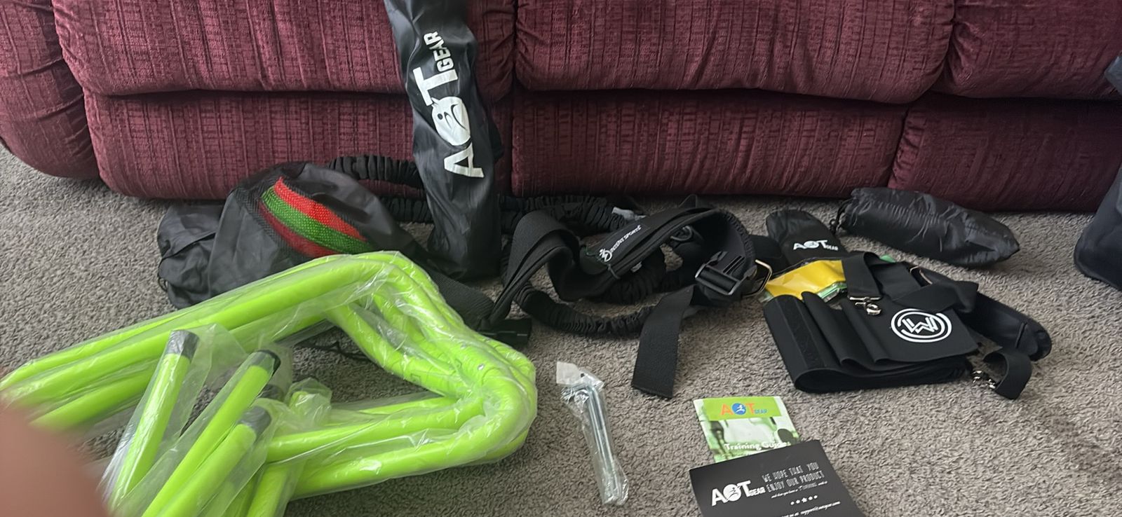 AOT Gear Agility Training Set with Hurdles and Resistance Bands