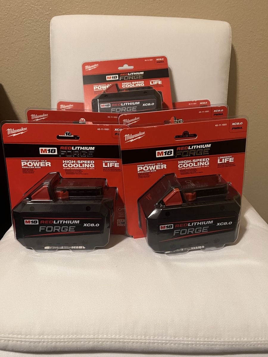 Milwaukee M18 FORGE XC 8.0Ah Battery – Brand New