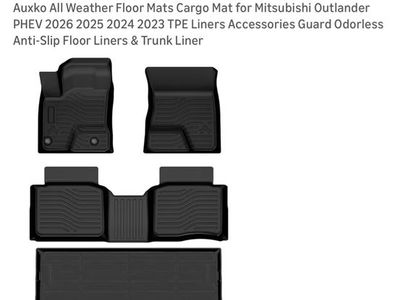 All weather floor mats