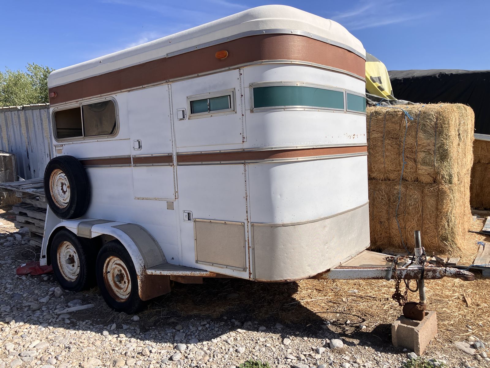 2 horse trailer