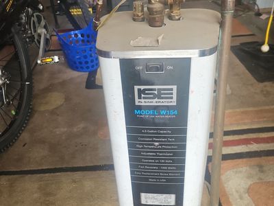 In-Sink-Erator Model W154 Point of Use Water Heater 4.0 Gallon - Electric 120V