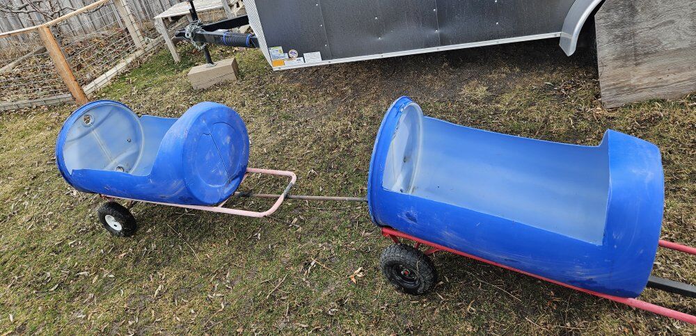 Pull behind kids train