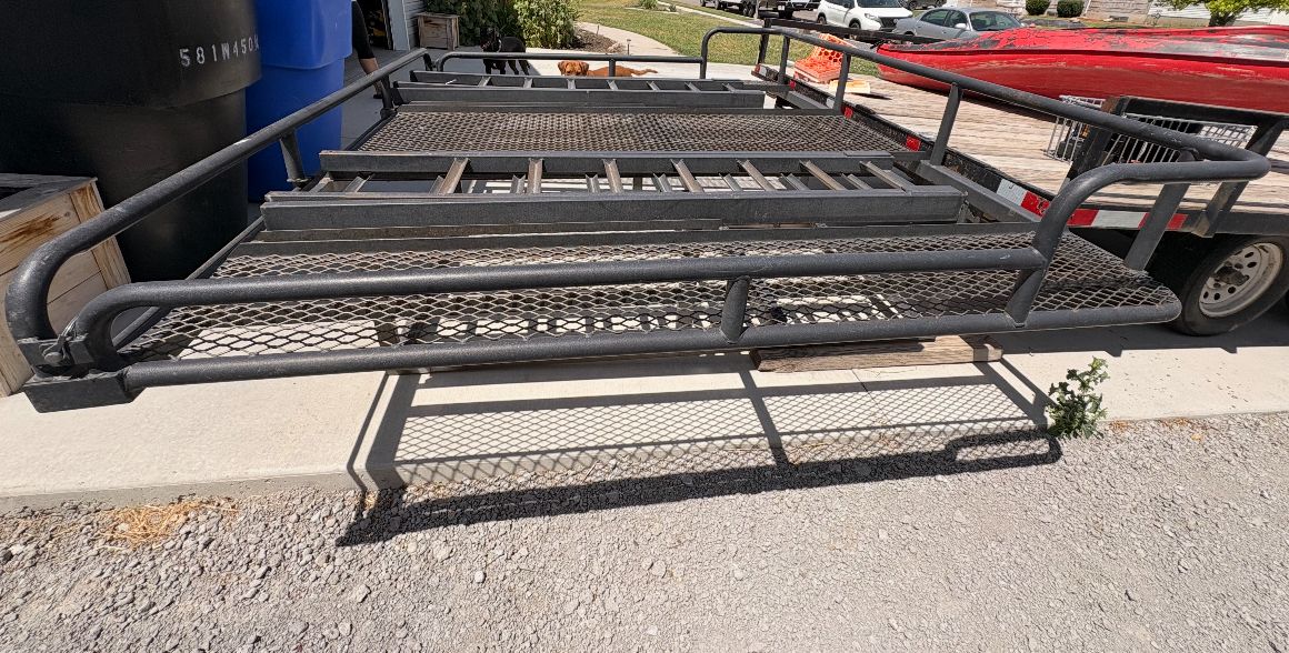 ATV rack for a full size truck bed