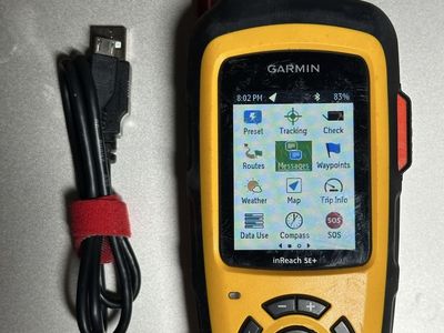 Garmin inReach SE+ Satellite Communicator GPS Navigation Handheld Device w/ Charging Cable