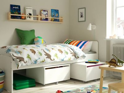 IKEA SLÄKT Twin Bed + 3 Storage Drawers $250