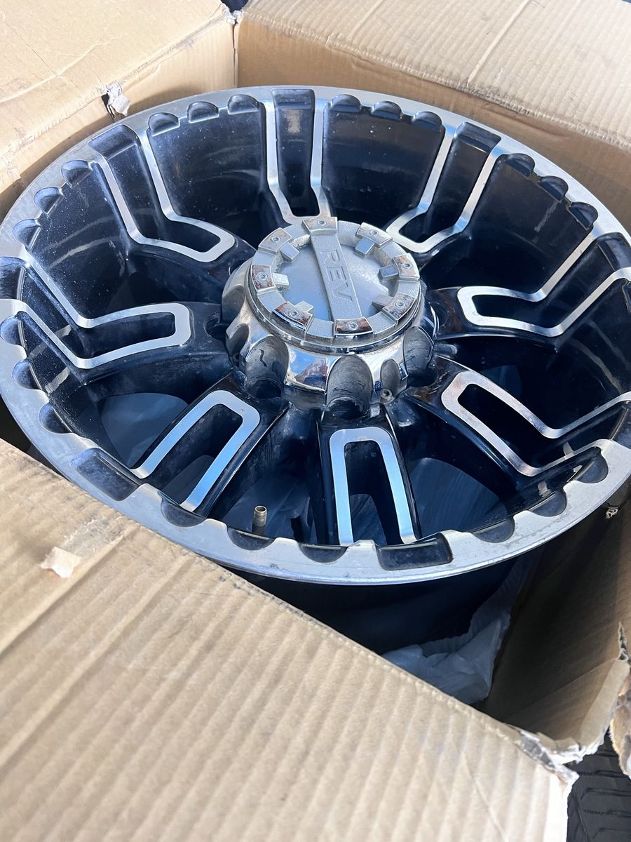 17x9 REV Wheels 8x6.5 Ram Duramax F250 Econoline