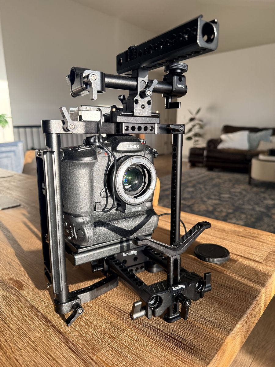 Panasonic GH5S + Atomos Ninja V + SSDs + Metabones + Full SmallRig Setup + extras