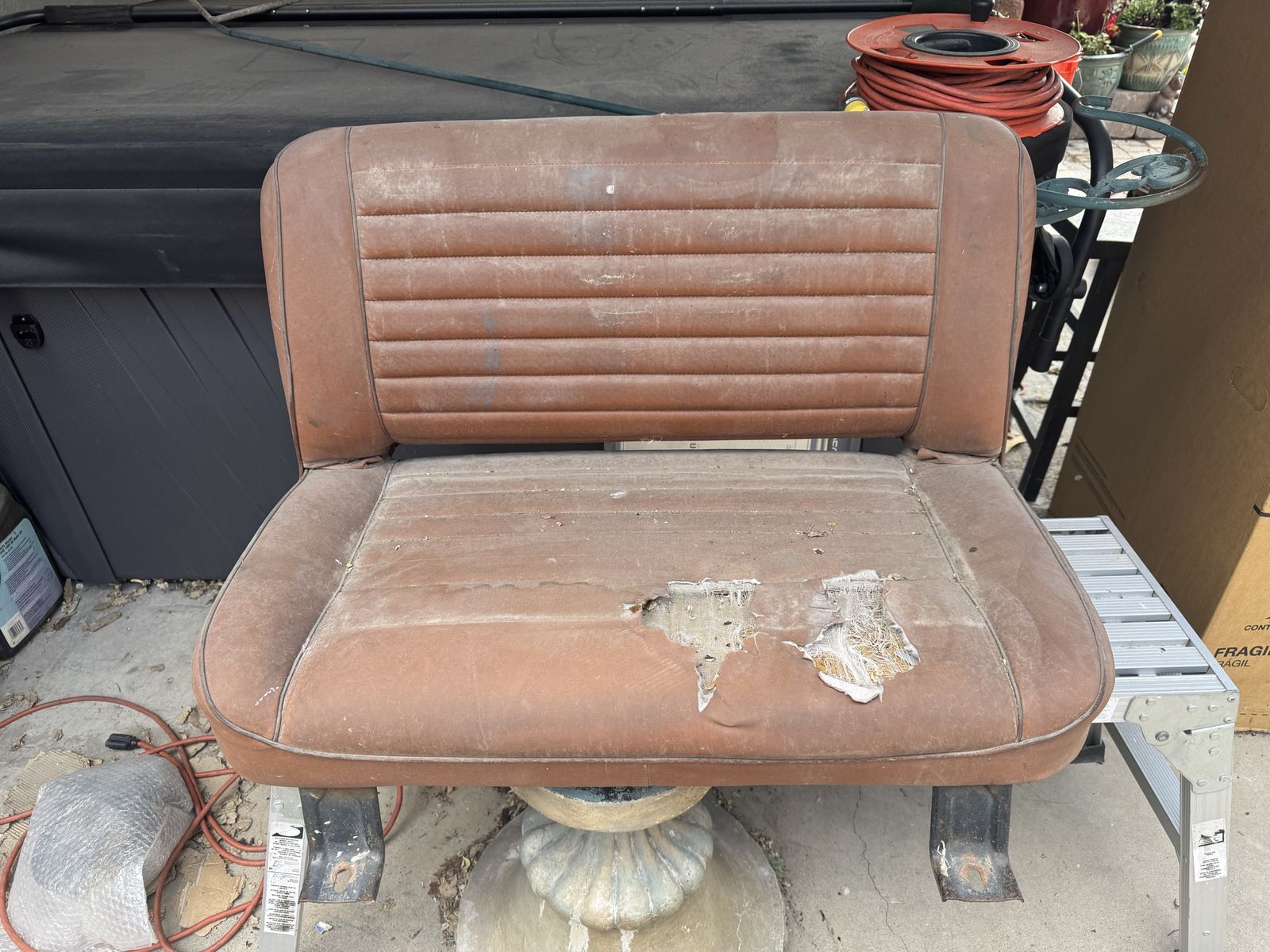 Jeep CJ backseat