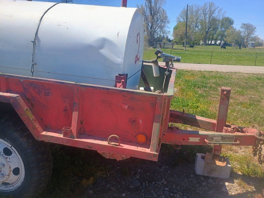 300 gallon fuel tank with pump and trailer asking
