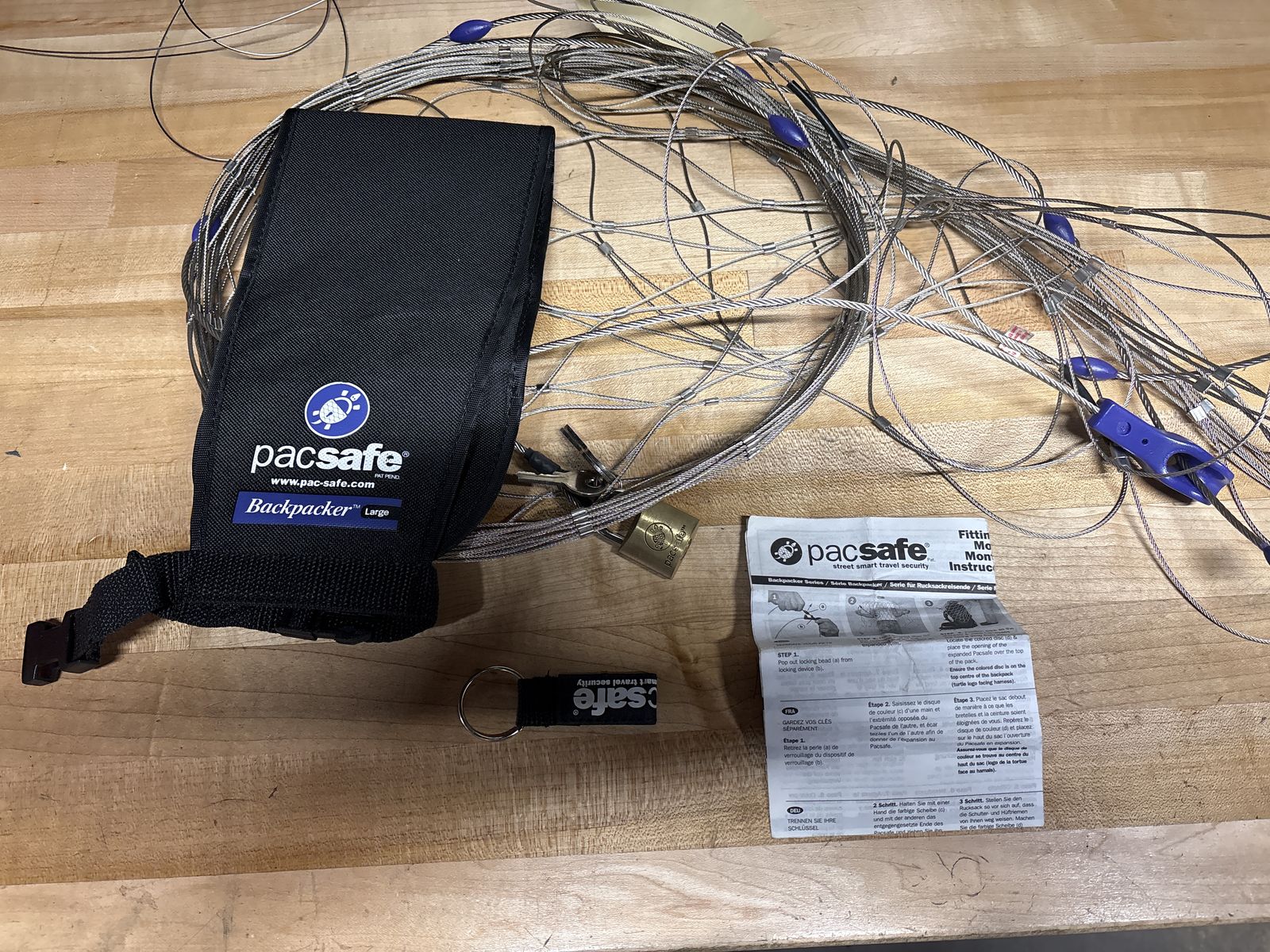 Pacsafe Security Wire Mesh For Backpack