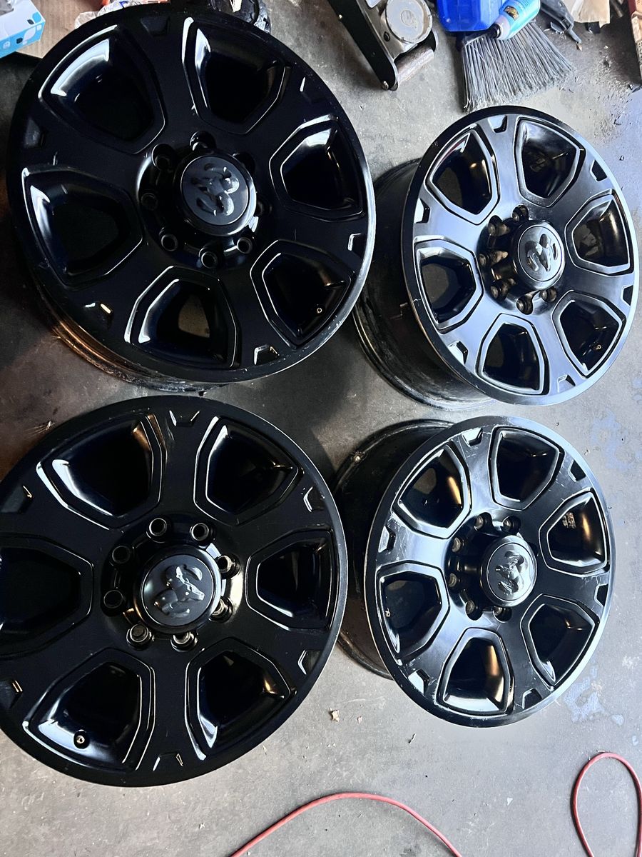 20 Dodge Ram 2500 OEM Midnight Wheels 8x6.5
