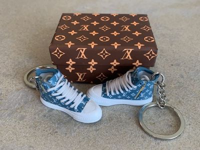 LV mini shoe keychain