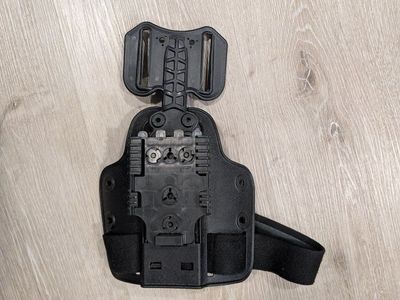 Safariland Black Universal Fit Tactical Thigh Holster Platform