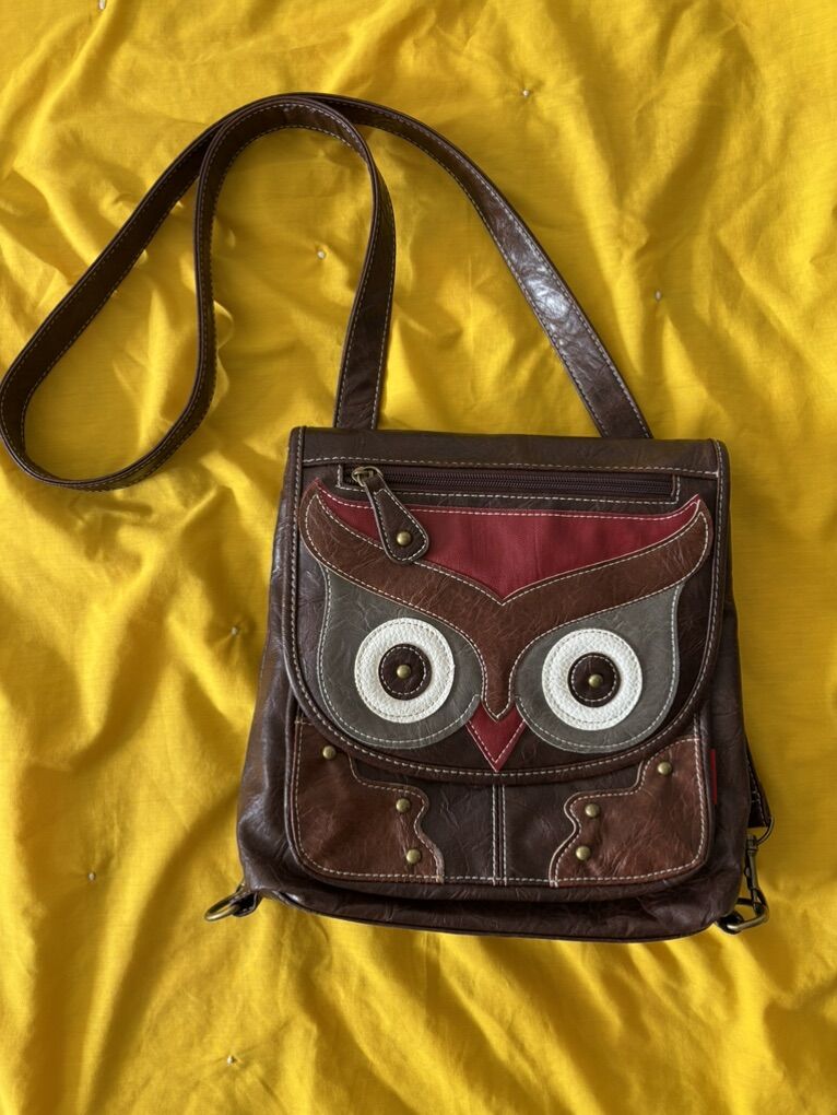 Owl Messenger Bag