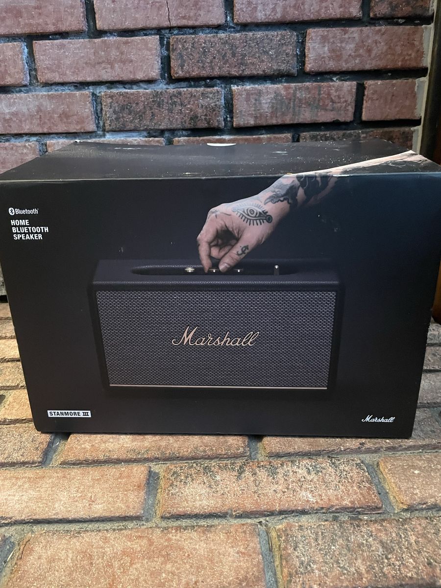Marshall Stanmore III Bluetooth Speaker - New in Box - Iconic Design, Powerful Sound