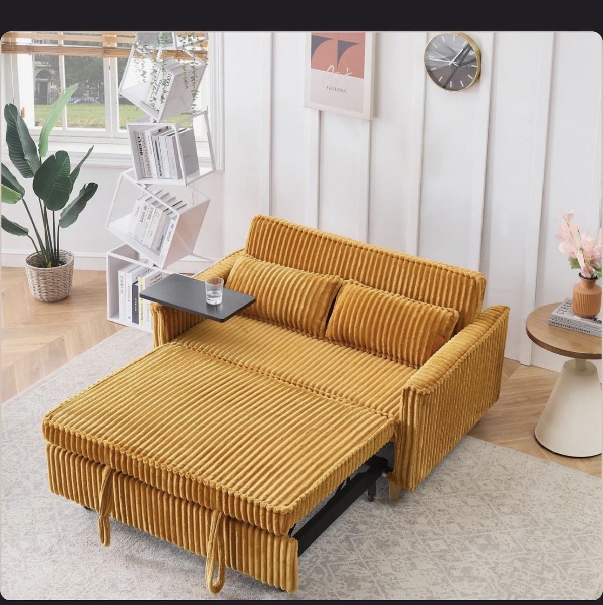 2-Seater Convertible Sofa Bed