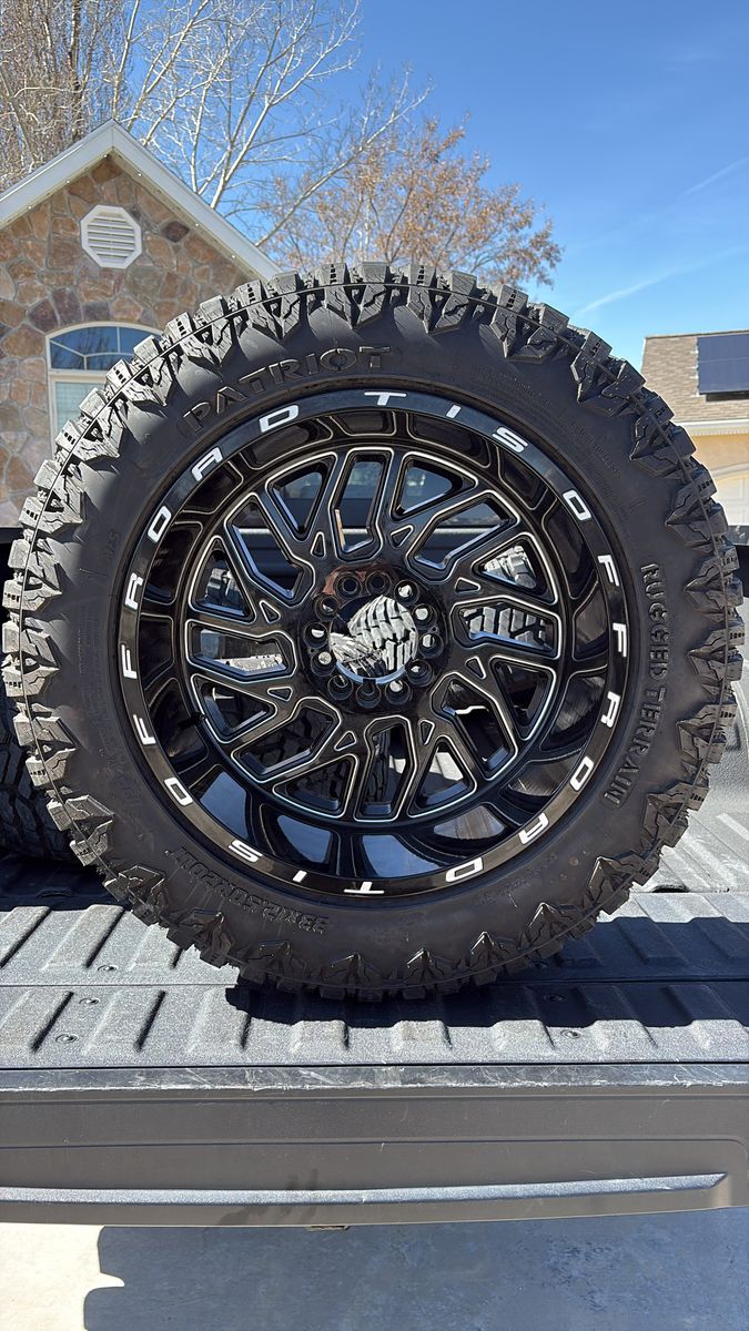 20x12 Tis Wheels Wrapped With Some 33x12.50 Tires