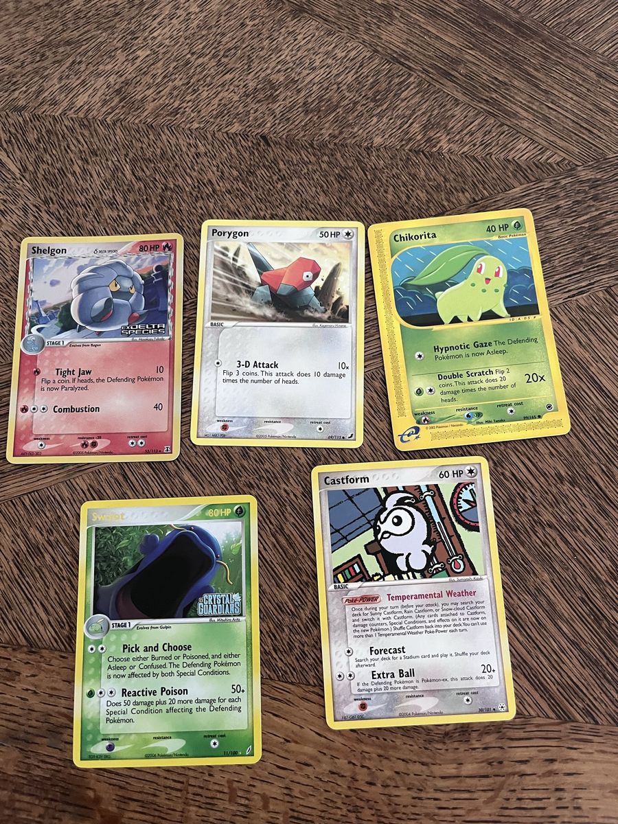 Rare Pokémon cards