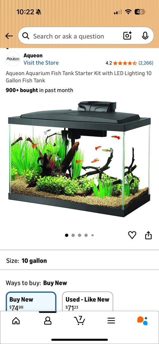 10 Gal Fish Tank